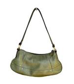 Vintage Liz Claiborne Purse, GREEN Faux Leather Small Handbag, Ladies  Fashion