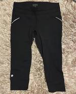 ATHLETA Flurry Elemental Womens XS Black White 7/8 Length High