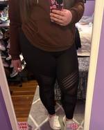 MTA SPORT Leggings Capri Yoga Pants Large Black Women’s