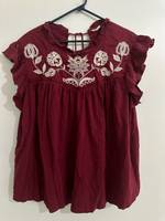 3 for 25 Knox Rose embroidered top size M