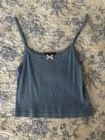 Brandy Melville Green Cropped Halter