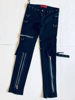 Tripp NYC Baggy Twill Pants - Black/Blue – Dolls Kill