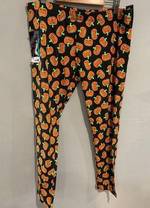 No Boundaries Leggings Halloween Juniors M Medium Womens Pumpkin