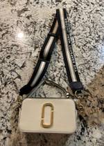 NWT MARC JACOBS Playback Crossbody Bag In Black Saffiano