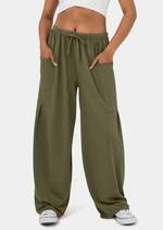 NWT Halara high waisted wide leg drawstring casual pant small