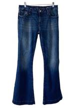 Lucky Brand Vintage Y2K Jeans Low Rise Easy Fit Flare Denim Women's Size 8