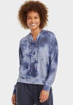 Knox Rose hoodie burnout sweatshirt NEW velour velvet feel small