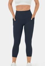 Women's Seamless Flow High Waisted Ribbed Knit 7/8 Leggings - Halara