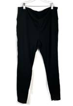 Max & Mia High Waisted French Terry Legging Black XS,M,L,XL,XXL