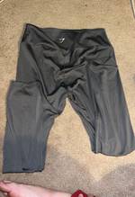 Lululemon Fast & Free 7/8 Tight II Black Leggings Reflective 25