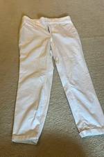 Loft Tan High Waisted Straight Denim Straight Leg Pants Size 27/4