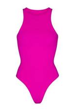 Skims Neon Orchid High Neck Bodysuit - Super Rare!