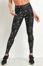 Terez Skull Foil Printed Tall Band Performance Leggings