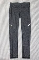 Xersion Women's Brand Gray Striped Fitted Yoga Leggings Size