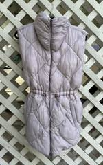 NWT LULAROE LARGE Marlow Faux Shearling Vest Light Gray & Ivory