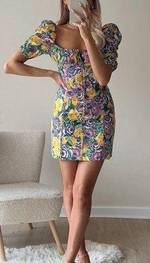 Zara, Dresses, Zara Bnwt Floral Corset Style Dress Small