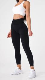 NVGTN Olive Solid Seamless Leggings Green Size M - $66 New With