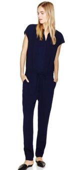 Aritzia, Pants & Jumpsuits, Aritzia Navy Sleeveless Jumpsuit