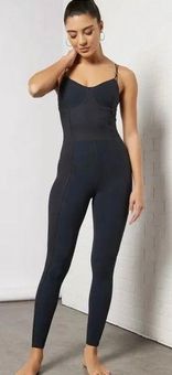 Nike Yoga Luxe 7/8 Jumpsuit in Black