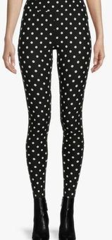 Time & Tru Womens Leggings Size Large High Rise Polka Dots Black & White  New - $15 New With Tags - From Yasmin