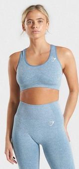 Gymshark Vital Seamless Sports Bra Blue - $27 (32% Off Retail) - From  Savannah