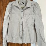 Drew Light Button Down Jacket Gray Photo 0