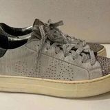 P448 Thea Platform Leopard Sneakers Size 39, US 8.5-9. Photo 0