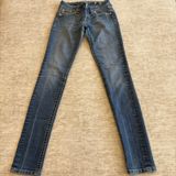 Miss Me Women Embellished Jeans Signature Skinny Low Rise Stretch Tall 34" Sz 27 Photo 0