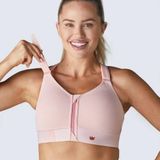 SheFit  Plus Size 1Luxe Blush Pink Flex Sports Bra Athletic Photo 0