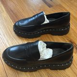 Schutz  Christie Studded Black Loafers in Size 8 New but no box lid Photo 0