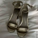 Worthington gold block heels Photo 0