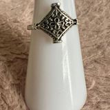 Gorgeous Stainless Steel Silver Intricate Band Size 6 Photo 0