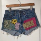 Levi's Denim Patchwork Cut Offs Photo 0