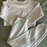 Girlfriend Collective Light Pink Sweatset Photo 0