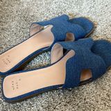 A New Day Target  Denim Style Sandals size 8.5 Photo 0