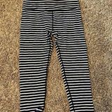 Tommy Hilfiger 🌺  Sport black and white striped athletic crops Photo 0