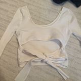 Heart and Hips open back tied crop top Photo 0