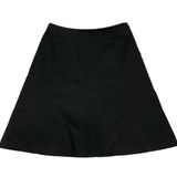 Oscar de la Renta Women's Black Midi Embroidered Skirt Size 12 Photo 0