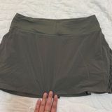 Lululemon Green Pleated Tennis Skirt Photo 0