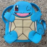 Lounge Fly  Squirtle pokemon Blue and Beige Turtle Backpack small imperfections Photo 0
