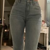 Francesca's Skinny Raw Edge Jeans Photo 0