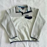 Patagonia Synchilla Lightweight Snap-T Pullover Jacket in Grey/White/Blue Photo 0