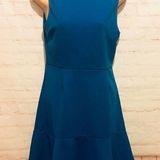 Love...Ady blue low scoop back skater dress ruffle Medium Photo 0