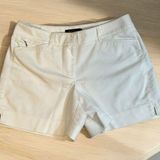 White House | Black Market White Dressy Shorts Size 4 Photo 0