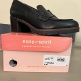 Easy Spirit  Women's Black Loafers with Block Heel Photo 0