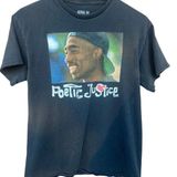Ripple Junction Poetic Justic Graphic T-Shirt, Tupac, Size Medium Photo 0