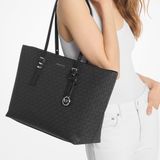 Michael Kors 
Quinn Large Signature Logo and Leather Tote‎ Bag Photo 0