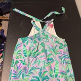 Lilly Pulitzer Lilly Pulitzer Rori Halter Top in Purple Iris on the Chase Photo 0