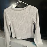 White Long Sleeve Top Photo 0