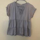 American Eagle outfitters light purple baby doll shirt Photo 0